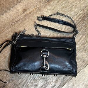 Rebecca Minkoff Black Leather Crossbody Bag